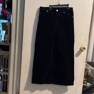 H&M Divided Black Corduroy Pants‎